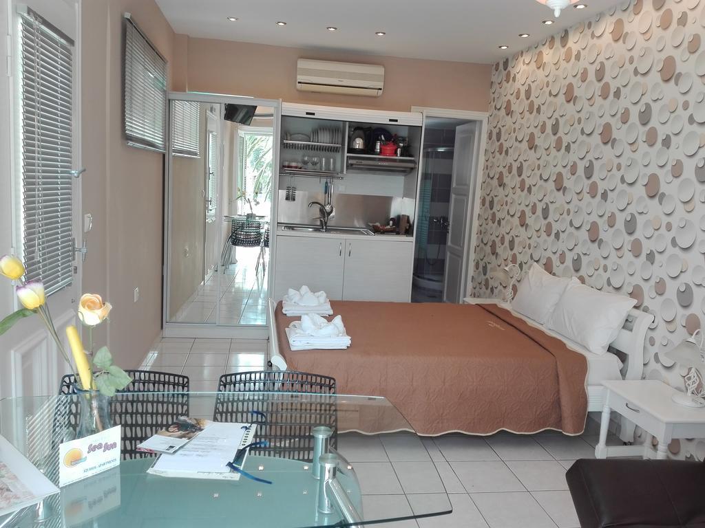 Sea Sun Lejlighedshotel Plomari Værelse billede